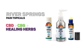 Load and play video in Gallery viewer, RIVER SPRINGS LOTION BUNDLE - CBD + CBG EXTRACT + ESSENTIAL OILS + HEALING HERBS + LOTION