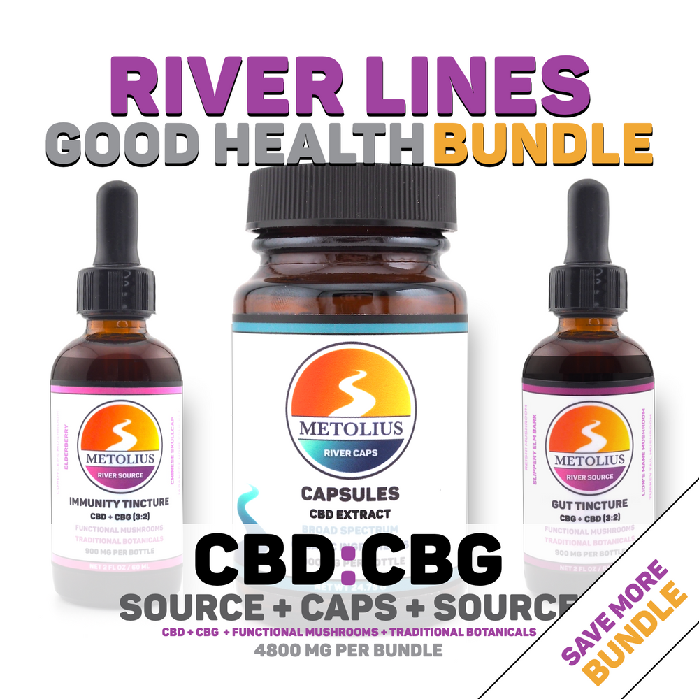 GOOD HEALTH BUNDLE - CBD + CBG + FUNCTIONAL MUSHROOMS + TRADITIONAL BOTANICALS