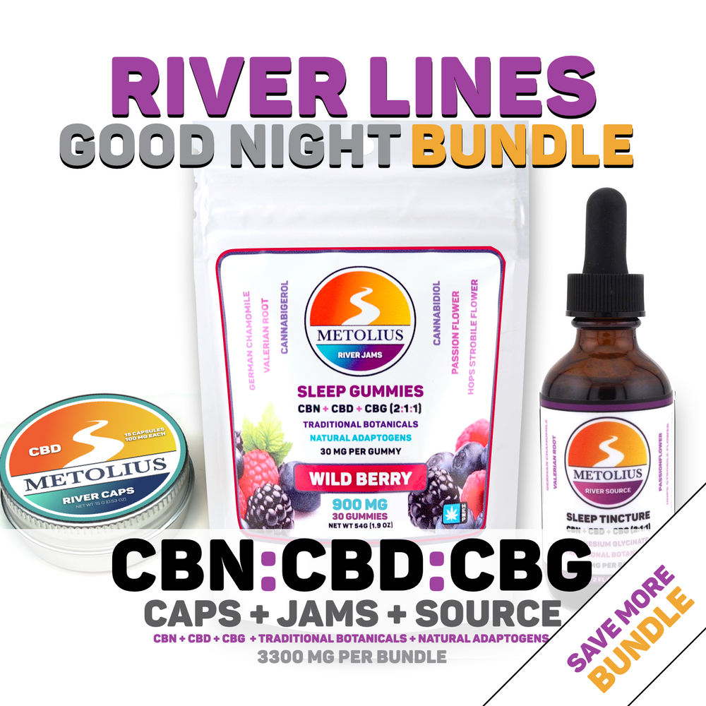 GOOD NIGHT BUNDLE - CBN + CBD + CBG + TRADITIONAL BOTANICALS + NATURAL ADAPTOGENS