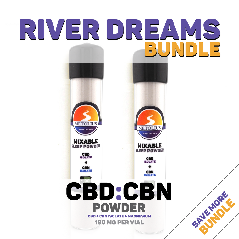 RIVER DREAMS BUNDLE - CBD + CBN ISOLATE + MAGNESIUM CITRATE + STEVIA EXTRACT