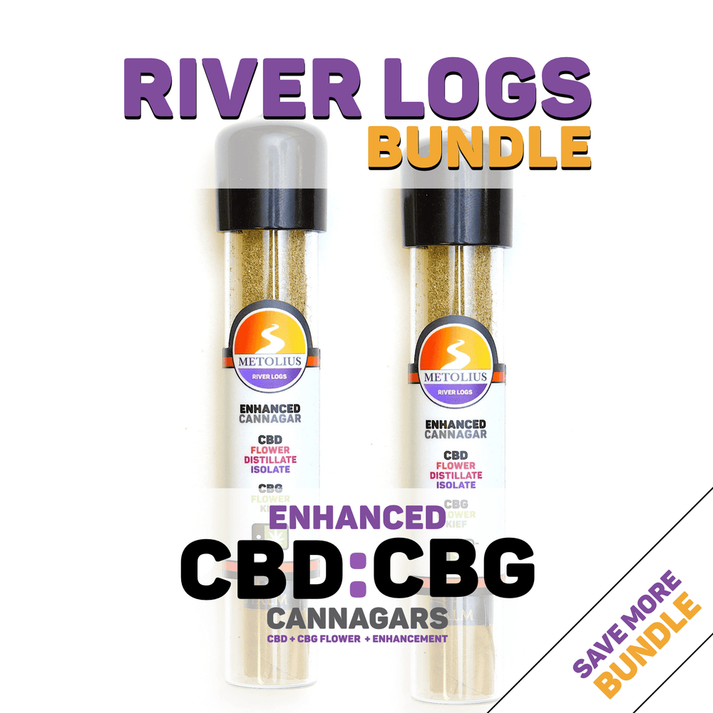 RIVER LOGS BUNDLE - CBD + CBG FLOWER + CBD DISTILLATE + ISOLATE + CBG KIEF