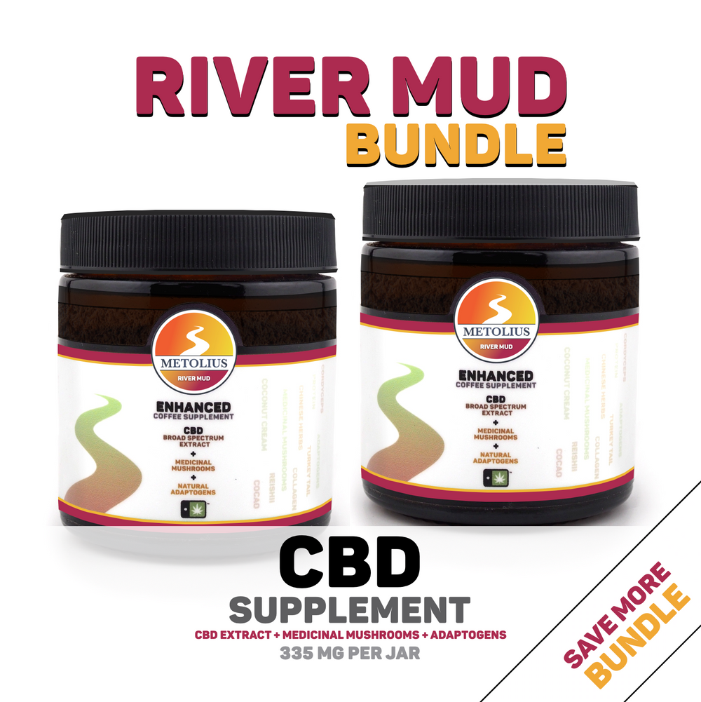 RIVER MUD BUNDLE - CBD EXTRACT + MEDICINAL MUSHROOMS + NATURAL ADAPTOGENS + CEREMONIAL CACAO