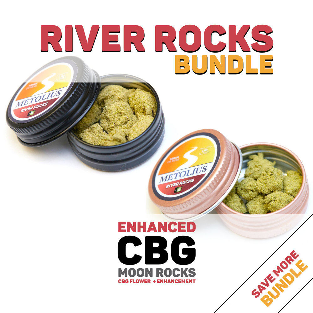 RIVER ROCKS BUNDLE - CBG FLOWER + CBD DISTILLATE + CBG KIEF