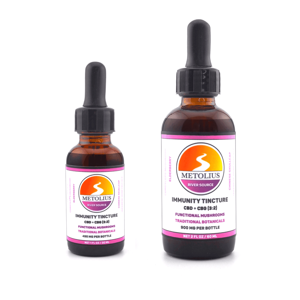 
                  
                    RIVER SOURCE IMMUNITY - CBD + CBG + FUNCTIONAL MUSHROOMS + TRADITIONAL BOTANICALS
                  
                