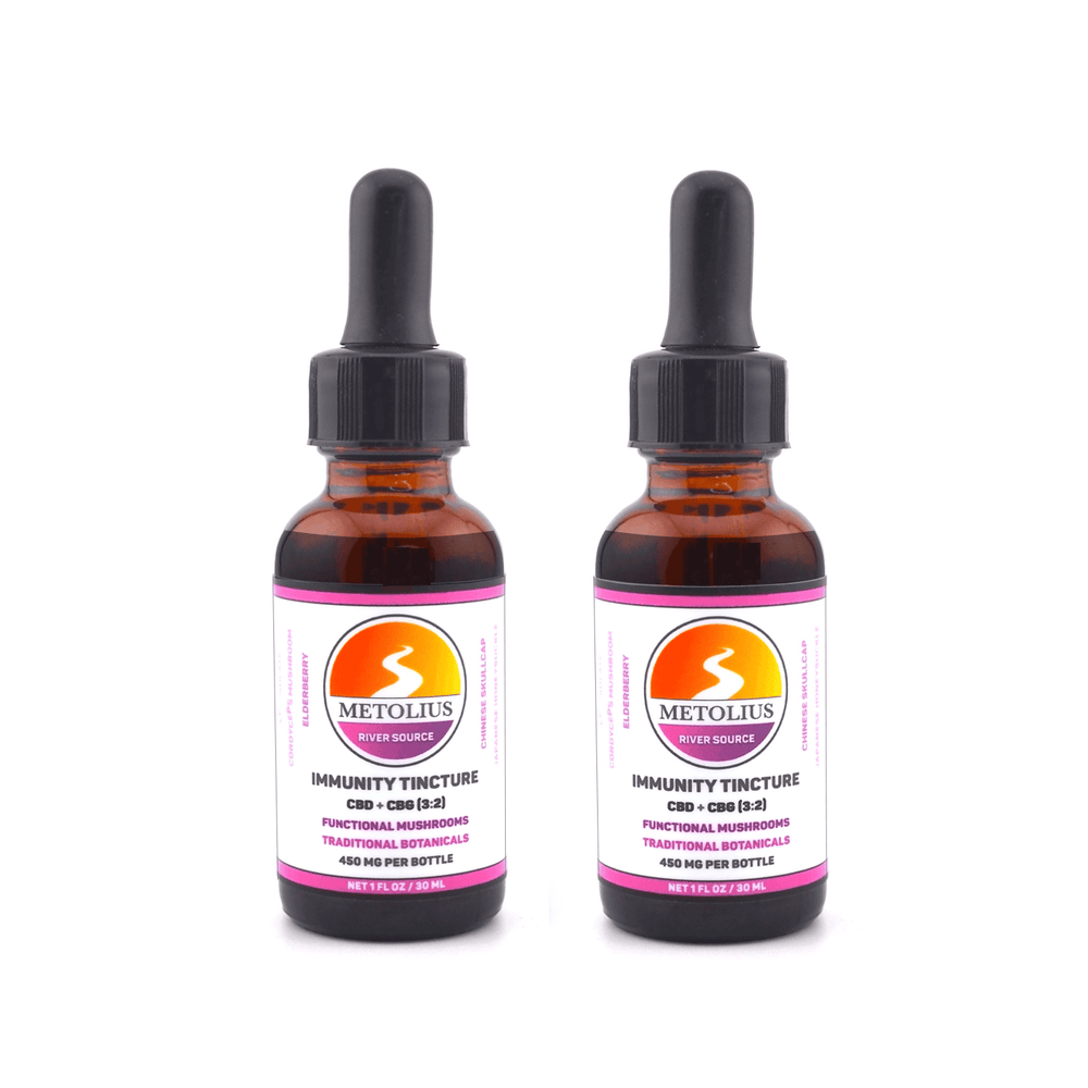 
                  
                    RIVER SOURCE IMMUNITY BUNDLE - CBD + CBG + FUNCTIONAL MUSHROOMS + TRADITIONAL BOTANICALS
                  
                