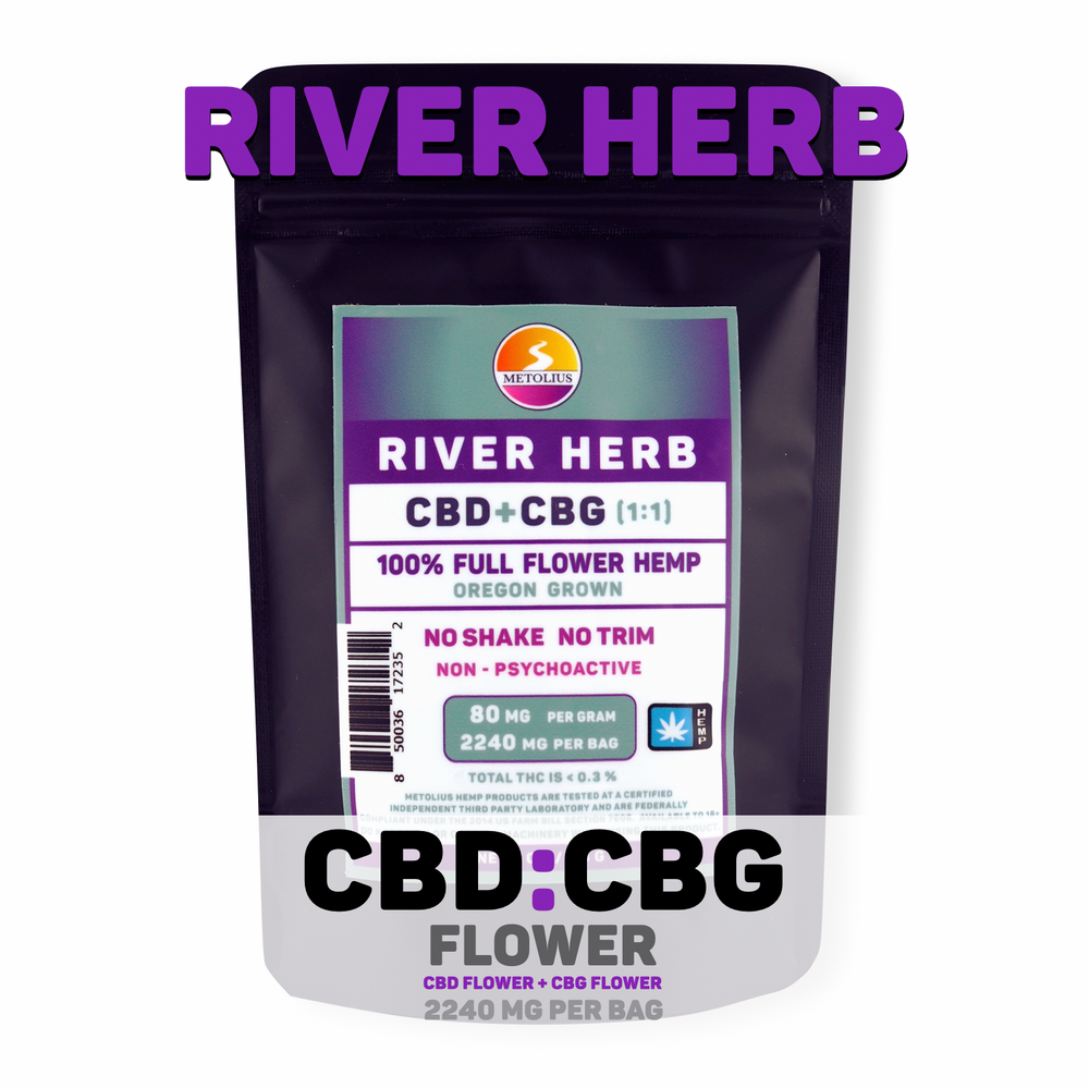 
                  
                    RIVER HERB - CBD FLOWER + CBG FLOWER
                  
                