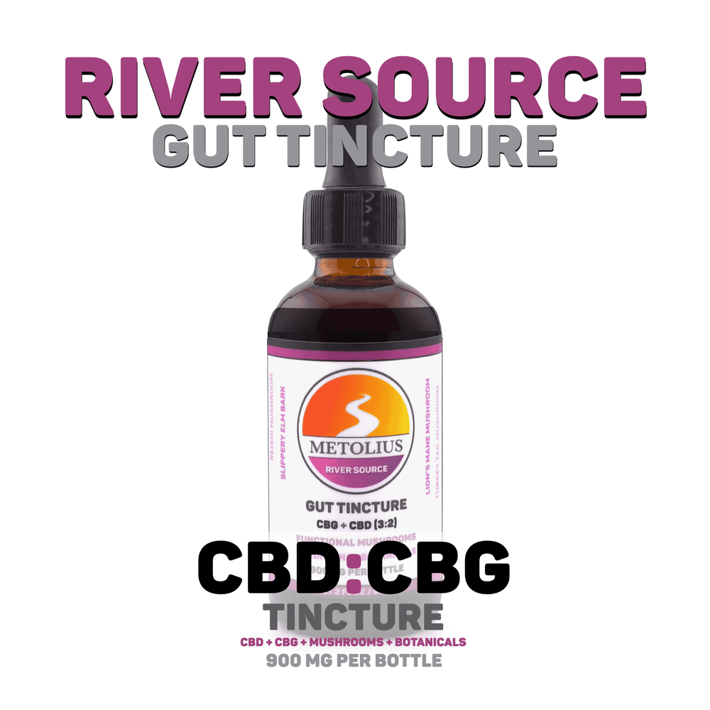 RIVER SOURCE GUT - CBD + CBG + FUNCTIONAL MUSHROOMS + TRADITIONAL BOTANICALS