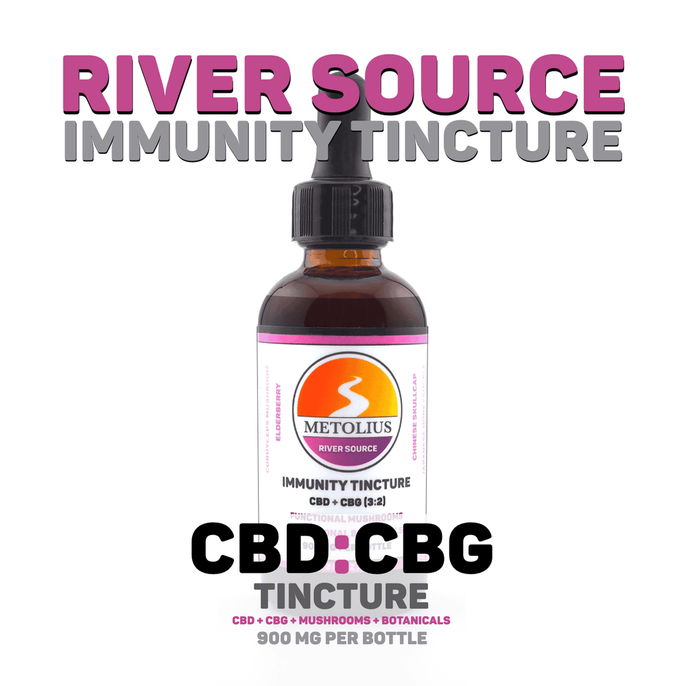 RIVER SOURCE IMMUNITY - CBD + CBG + FUNCTIONAL MUSHROOMS + TRADITIONAL BOTANICALS