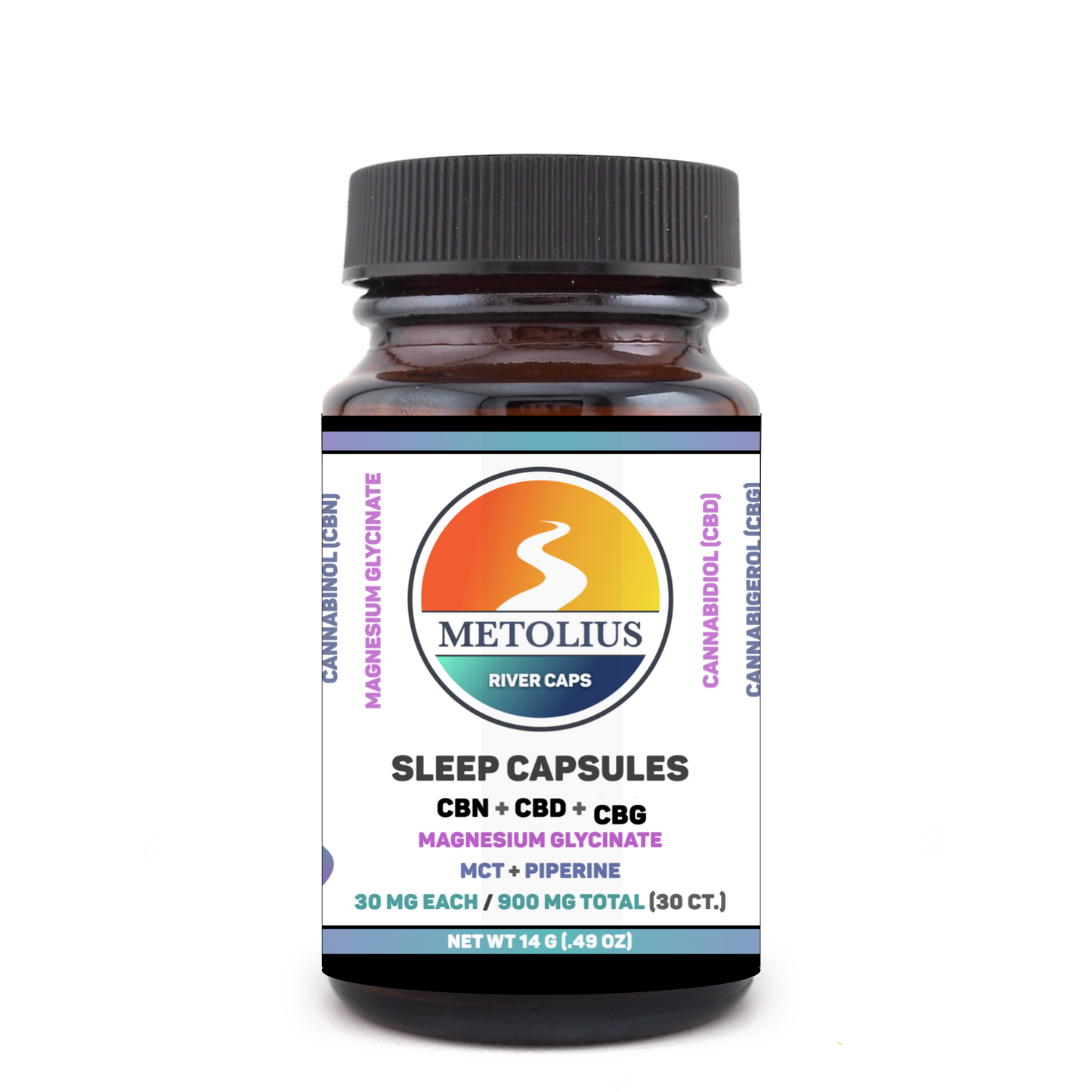 
                  
                    River Caps Sleep - CBD + CBG + MCT + Piperine - 30 MG Each : 900 MG Per Bottle - 30 Count - Metolius Wellness - No Description.png__PID:c9188613-fd57-4183-93f0-2e7a6035cff8
                  
                