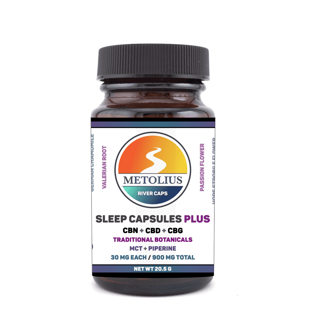 RIVER CAPS SLEEP PLUS - CBN + CBD + CBG EXTRACTS + TRADITIONAL