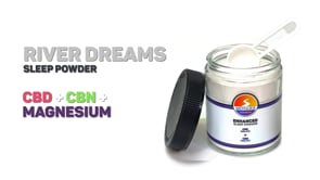 
                  
                    Load and play video in Gallery viewer, River Dreams - CBD + CBN + Magnesium - Product Overview
                  
                