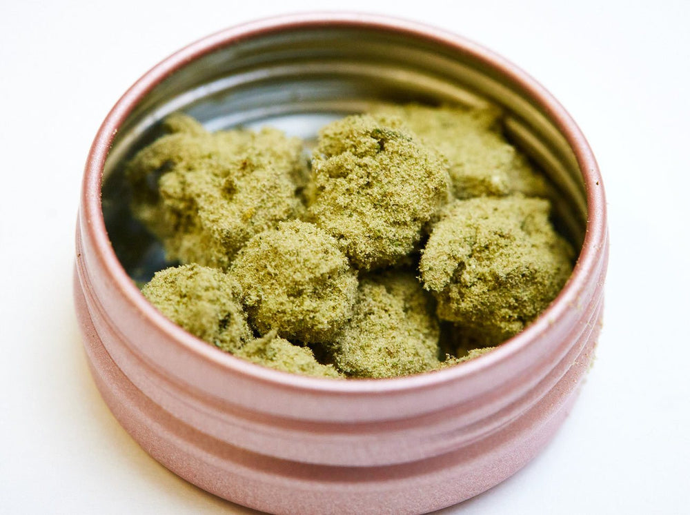 
                  
                    RIVER ROCKS - CBG FLOWER + CBD DISTILLATE + CBG KIEF
                  
                