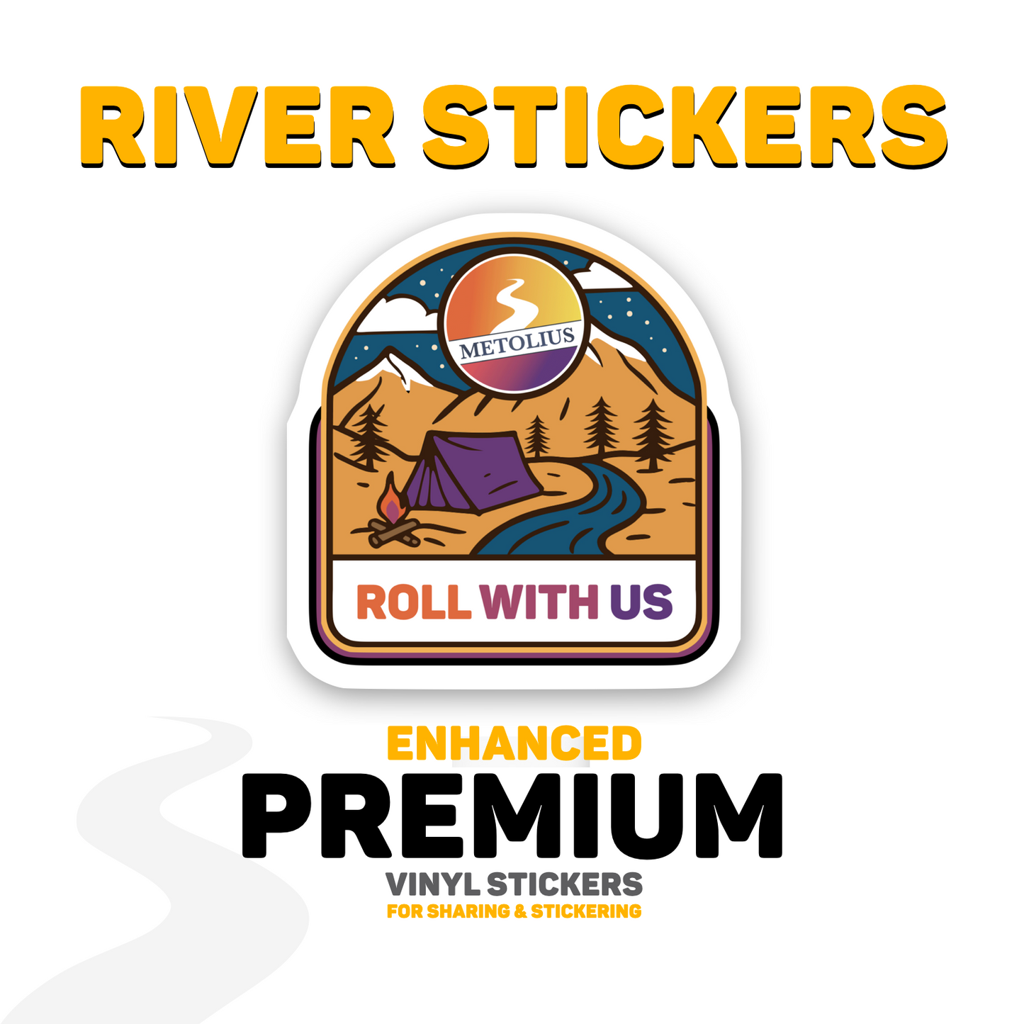 
                  
                    RIVER STICKERS - METOLIUS CUSTOM STICKERS
                  
                