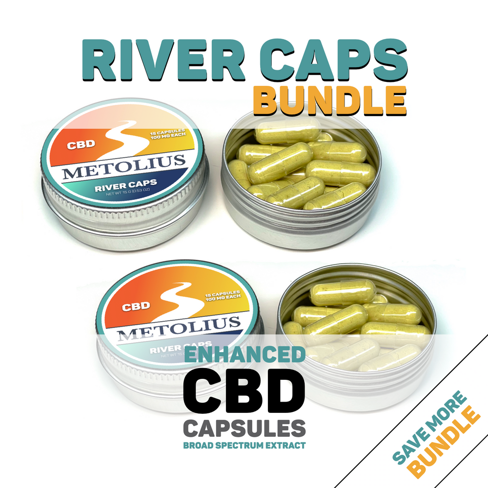 RIVER CAPS BUNDLE - CBD BROAD SPECTRUM EXTRACT + ORGANIC SUPPLEMENTS