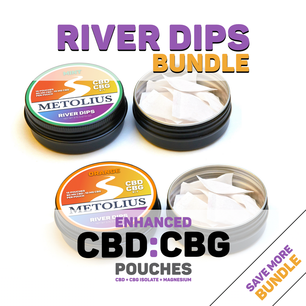 RIVER DIPS BUNDLE - CBD + CBG ISOLATE + MAGNESIUM CITRATE + STEVIA EXTRACT